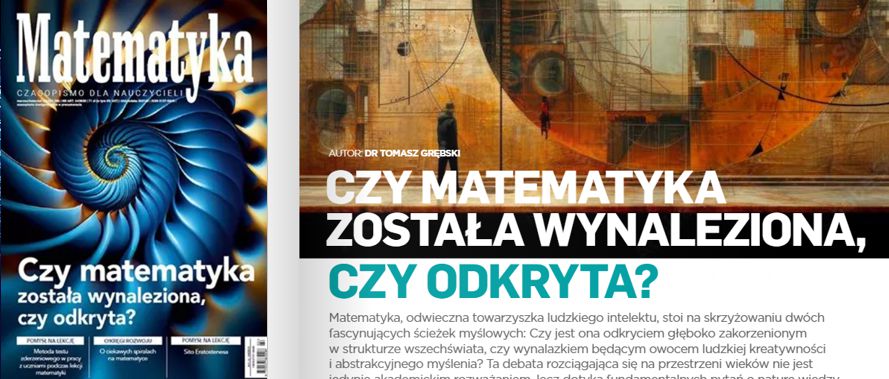  Czy matematyka została odkryta czy wynaleziona?